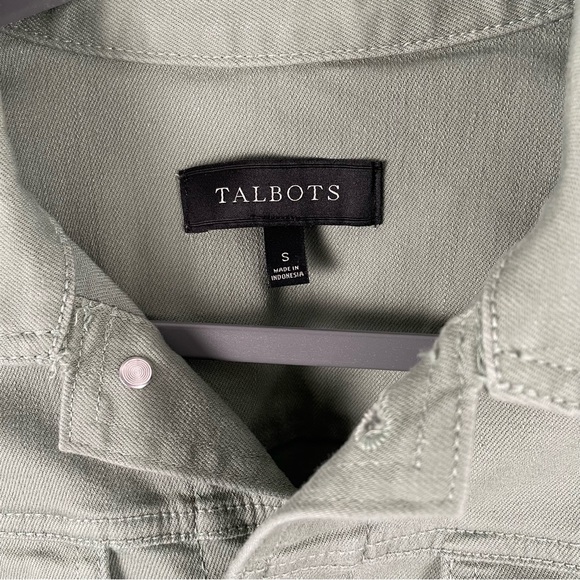 TALBOTS CASUAL JACKET | Light Green | Size Small - Picture 4 of 5